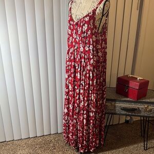 torrid Red Daisy Print Maxi Dress